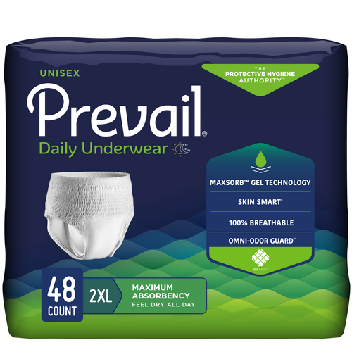 Prevail® Incontinence Underwear for Men & Women, Maximum Absorbency