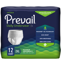 Prevail® Incontinence Underwear for Men & Women, Maximum Absorbency