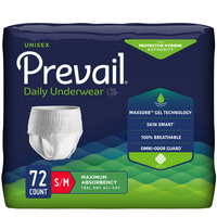 Prevail® Incontinence Underwear for Men & Women, Maximum Absorbency