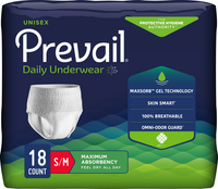 Prevail® Incontinence Underwear for Men & Women, Maximum Absorbency