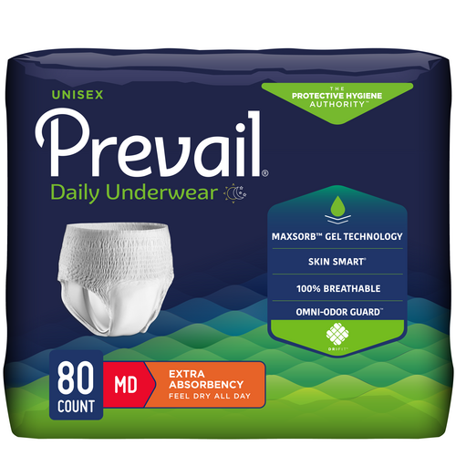 Prevail® Incontinence Underwear for Men & Women, Extra Absorbency