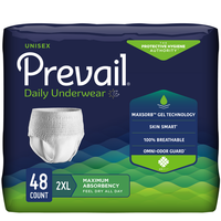 Prevail® Incontinence Underwear for Men & Women, Maximum Absorbency